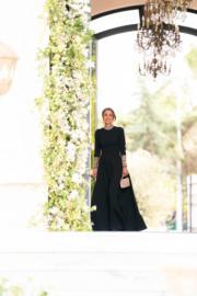2023年6月1日，王后Rania出席王儲Hussein婚禮。（Queen Rania facebook圖片）