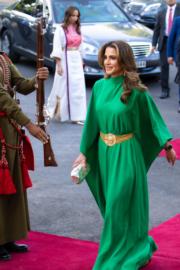 2023年5月23日，約旦王后Rania在約旦首都安曼參加獨立日慶典。（Queen Rania facebook圖片）