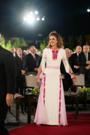 2022年5月22日，約旦王后Rania在首都安曼出席活動。（Queen Rania facebook圖片）