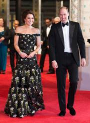 2017年2月12日，威廉王子與凱特出席英國電影學院（BAFTA）頒獎禮。（法新社）