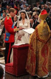 威廉王子及凱特於2011年4月29日舉行婚禮。（2011年資料圖片）