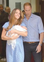 2013年7月，凱特初為人母，誕下喬治小王子。（法新社）