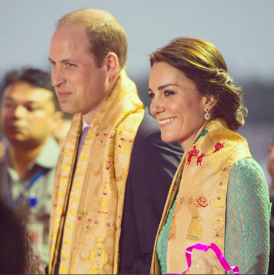 2016年，威廉王子與凱特到訪印度。（kensingtonroyal instagram圖片）