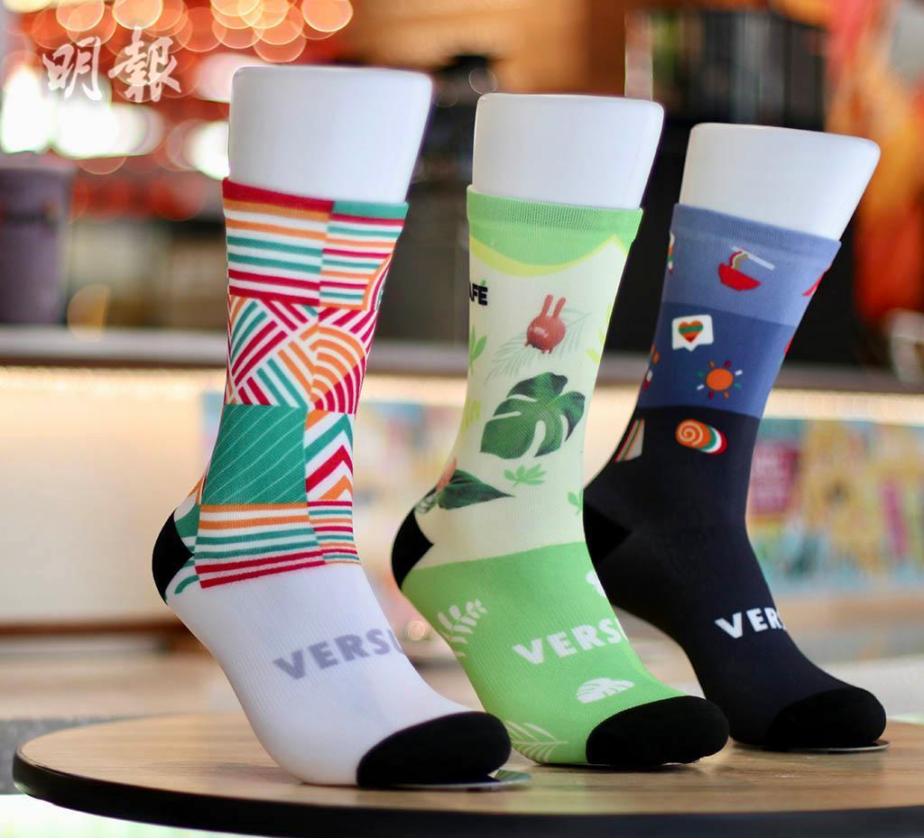 7-Eleven X VERSUS限量版運動襪（圖片由相關機構提供）