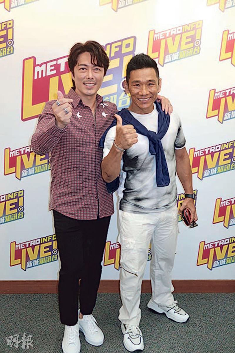 鄭梓浩（左）與杜德智未知能否晉身《中年好聲音2》100強。（攝影／記者：柯美）
