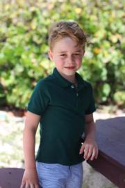 2019年7月22日，喬治小王子6歲生日，肯辛頓宮發放喬治的新相，照片由凱特拍攝。（Kensington Palace Twitter圖片）