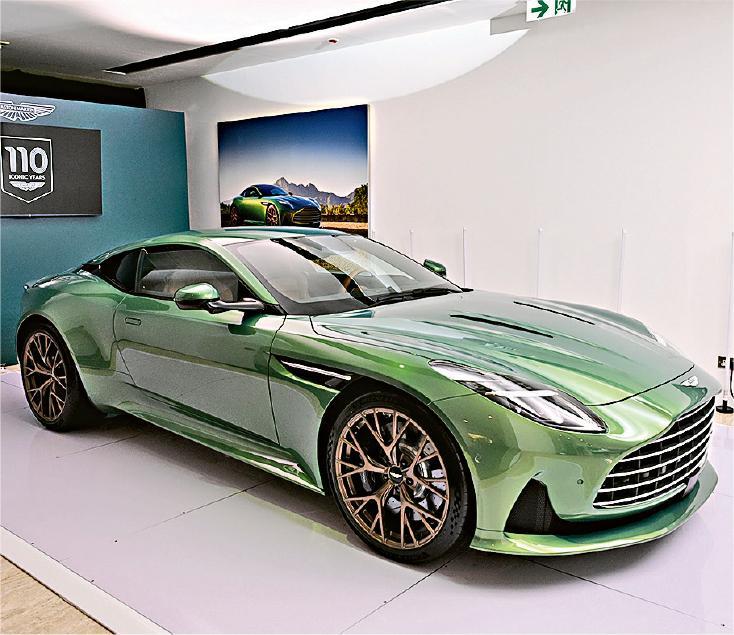 強化車身線條--DB12延續Aston Martin的獨特設計風格，強化車身細節線條，予人進取的外形觀感。（品牌提供）