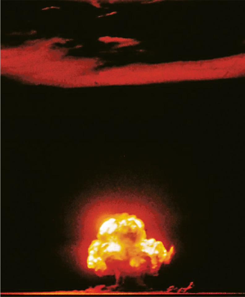 1945年7月16日，「三位一體」在新墨西哥州試爆，正式開啟核子時代。（Wikimedia Commons）
