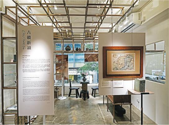 展覽空間——展覽空間內擺放和鑽石歷史有關的工具、書籍、剪報和展板，是個迷你的鑽石歷史教室。（受訪者提供）