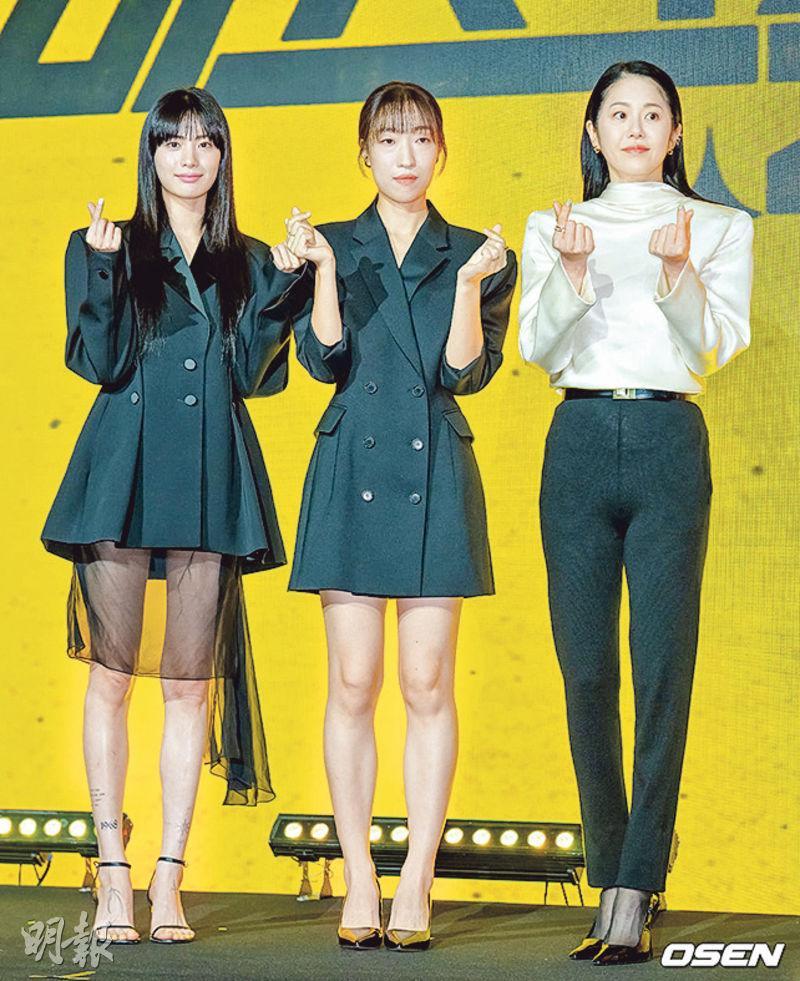 Nana（左起）、李韓星與高賢貞首次合作《假面女郎》，三人分別扮演同一角色，為觀眾帶來新鮮感。