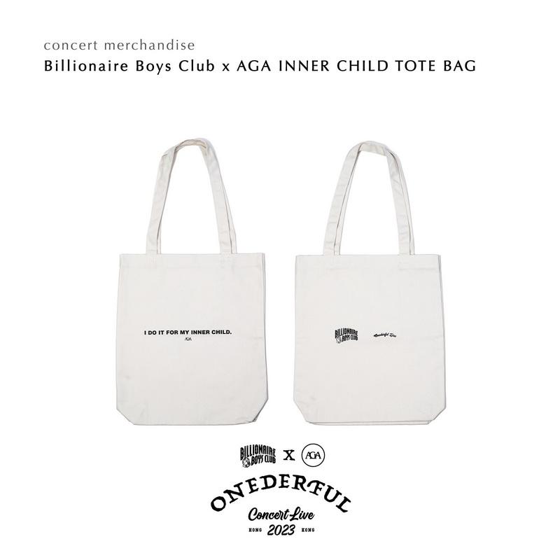江海迦（AGA）與國際品牌「Billionaire Boys Club」合作推出Tote bag。（大會提供）