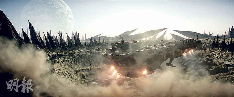 《反叛之月》戰爭場面被指帶有《星球大戰》色彩。