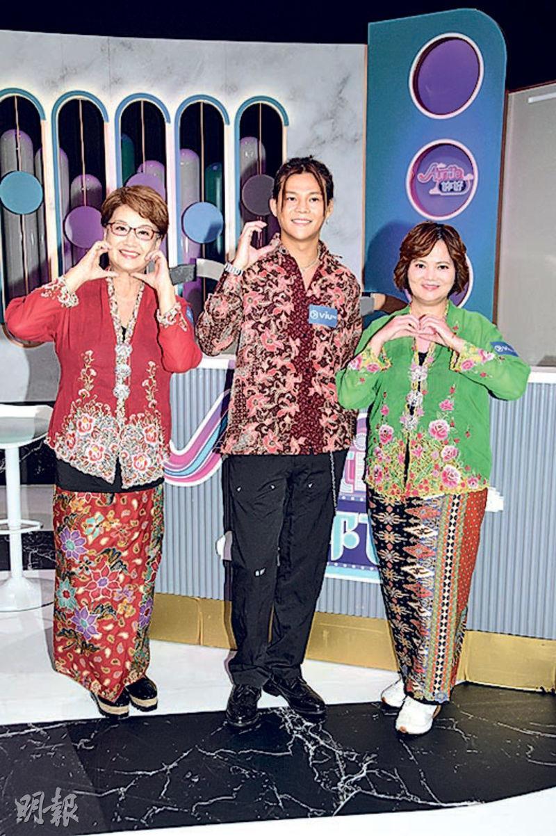 鍾慧冰（左起）、保錡及陳月媚合作ViuTV節目《MM730—Auntie你好》。（攝影/記者：林祖傑）