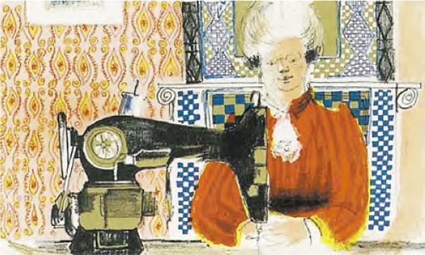 Woman With A Sewing Machine 作者：David Hockney 創作年份：1954 估價：1萬至1.5萬英鎊（約9.9萬至14.9萬港元） 特色：藝術家母親被邀成為作品模特兒，記錄她的生活往事（富藝斯提供）