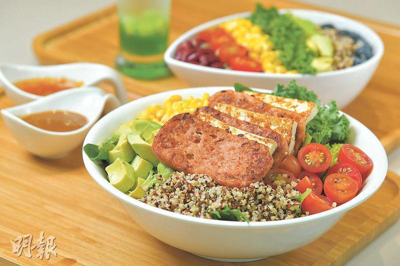 飲食均衡--一餐包含足夠蛋白質和纖維，再配上全穀物碳水化合物如藜麥，飲食均衡之餘，又能延長飽腹感。（資料圖片）