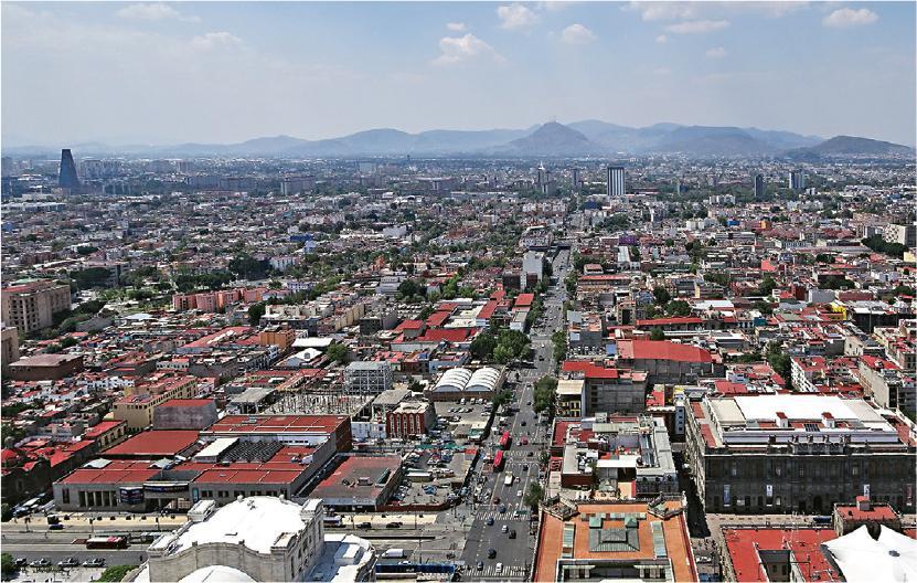 墨西哥城是拉丁美洲最重要的經濟中心之一。（Pastor Gerardo González攝）