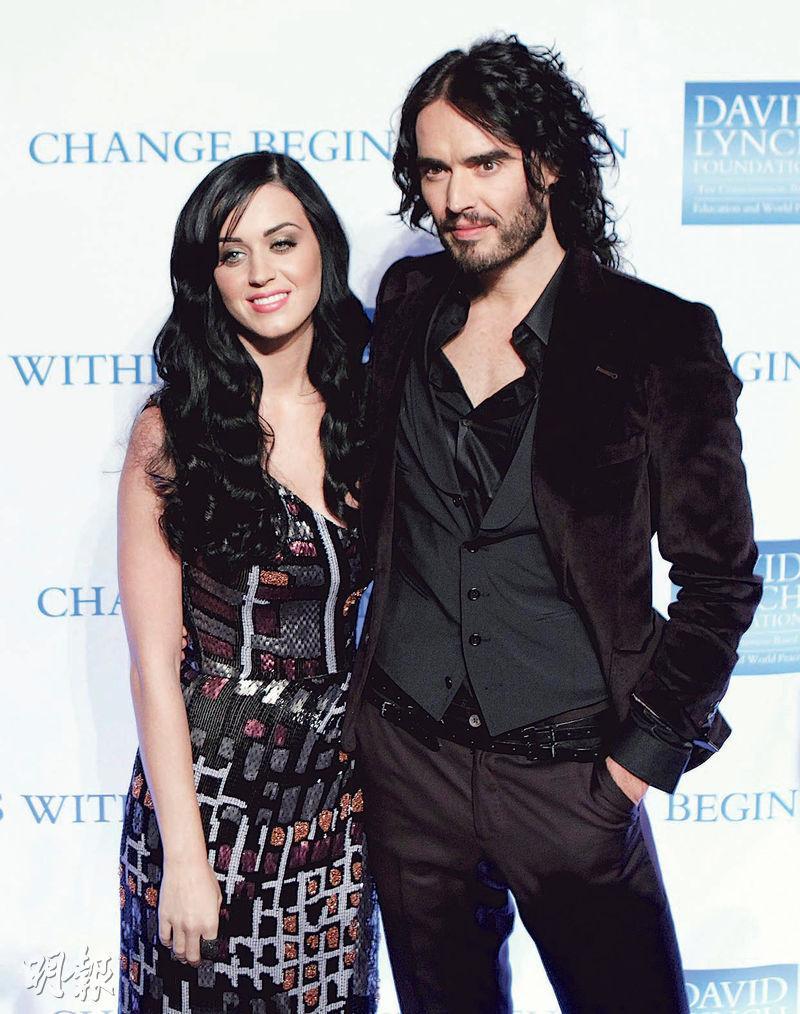 Katy Perry（左）與羅素班特（右）結婚期間，後者捲入多宗性侵指控，難怪離婚後女方斷絕來往。