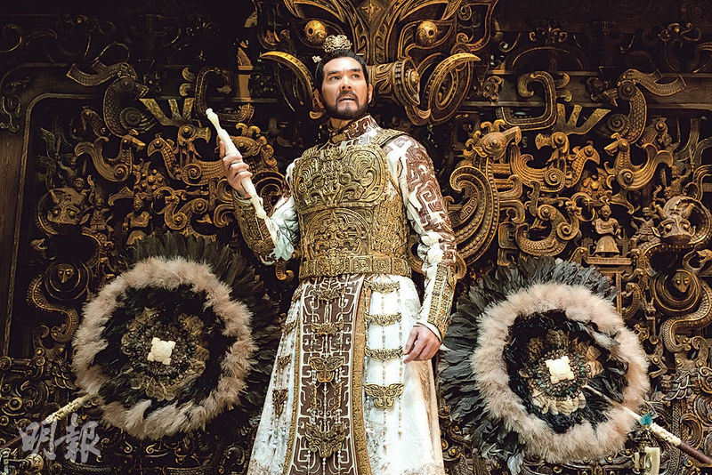 費翔扮演「紂王」殷壽，霸氣外露很搶鏡。