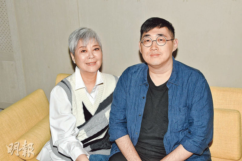 金燕玲（左）與導演陳茂賢（右）為電影《不日成婚2》宣傳。（攝影/記者：林祖傑）