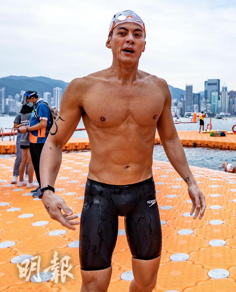 朱鑑然是前香港游泳代表隊成員，讀書時已是學界的「飛魚王子」，至今仍是短池200米混泳的香港紀錄保持者。（資料圖片）