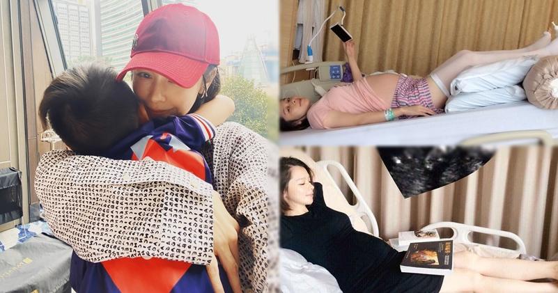 徐若瑄40歲時懷孕，當年她要臥牀5個月及在屁股打逾300針，確保胎兒安全。（Ig圖片）