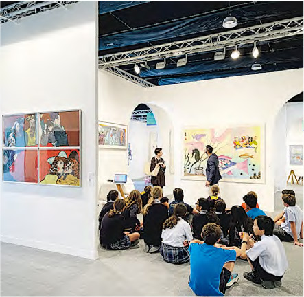 Abu Dhabi Art藝博會香港專場現場。（漢雅軒提供）