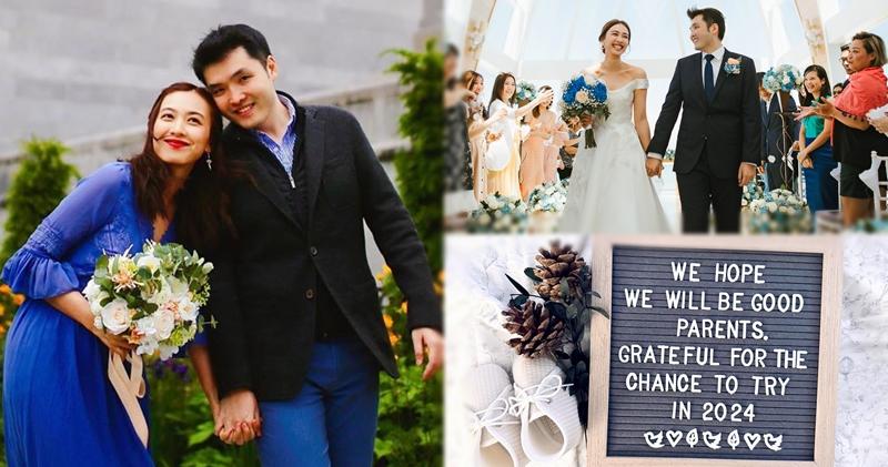 吳昆倫和朱千雪於2019年結婚，今天元旦朱千雪在社交平台報喜，宣布懷孕喜訊。（資料圖片/Ig圖片）