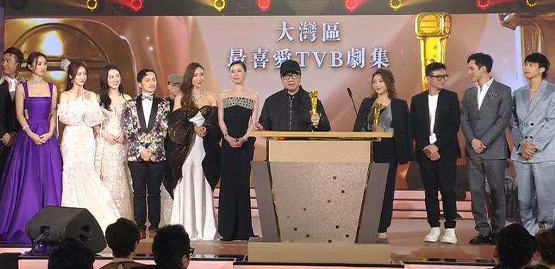 《新聞女王》成為「大灣區最喜愛TVB劇集」。（TVB網上片段截圖）
