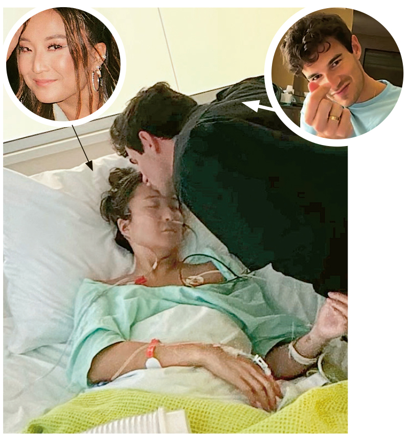 朴艾絲莉生病入院，多謝男友保羅科文陪伴左右。
