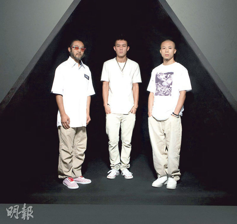 陳冠希（中）聯同MC仁（左）、廚房仔（右）以組合「三角度 3CORNERZ」3月在亞博演出。
