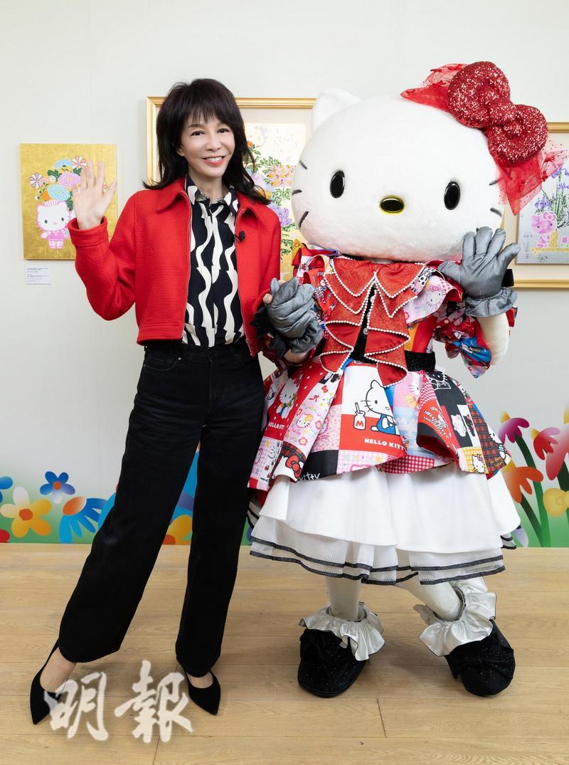 鄭裕玲在節目中與Hello Kitty對談，解開了自己多年來的內心迷思。（大會提供）