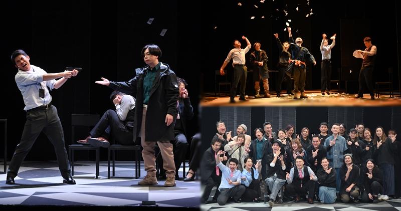 舞台劇《你好，打劫﹗》的6場演出，前晚假香港藝術中心壽臣劇院上演最後一場，觀眾反應熱烈。（大會提供）
