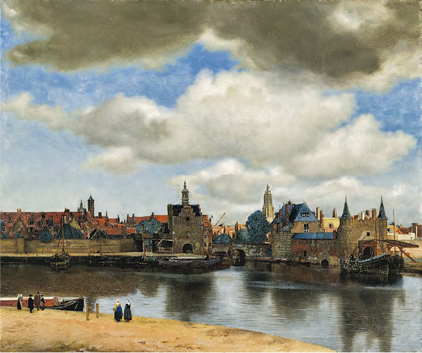 View of Delft（1660-1661）（Rijksmuseum提供）