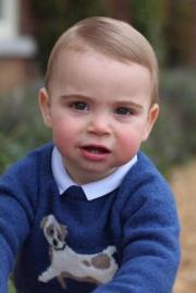 2019年4月23日，英國肯辛頓宮Instagram發放路易小王子的近照，慶祝路易小王子1歲生日。（kensingtonroyal instagram圖片）