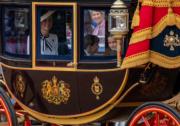 2024年6月，左起：英國儲妃凱特、路易小王子、夏洛特小公主。（路透社）