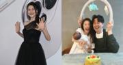 黃翠如產後首公開露面 自揭剖腹生B時 發現子宮有瘤