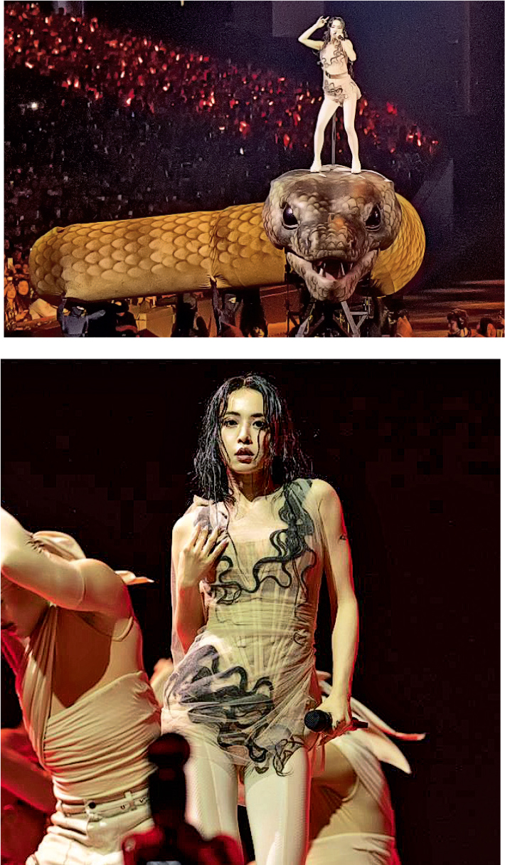 蔡依林演唱會踩巨蟒登場「萬獸派對」惹批評- 20260101 - SHOWBIZ ...