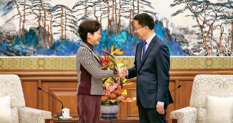 韓正囑香港把握國家大局找更好定位 劉兆佳：反映中央感融入國家未夠積極