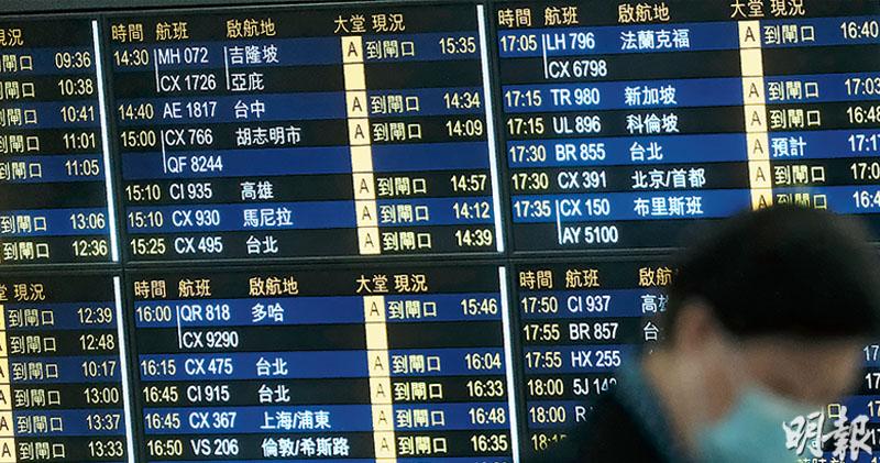 防變種病毒 禁英客運航班到港 包括香港居民 已抵港者「14+7」隔離