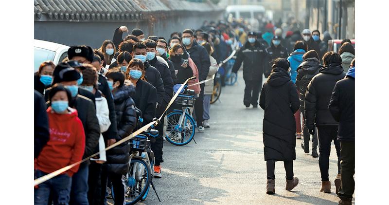 疫襲中南海所在地 京兩區全民檢測 上海老城區6人確診 逾900居民酒店隔離