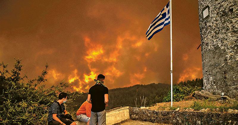 歐洲多國山火延燒 官稱「噩夢酷暑」 數十年來最嚴重熱浪 土耳其希臘重災