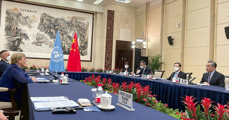 聯國專員抵華：共同推進中國人權 6天行未訪疆先晤王毅 未提「調查」