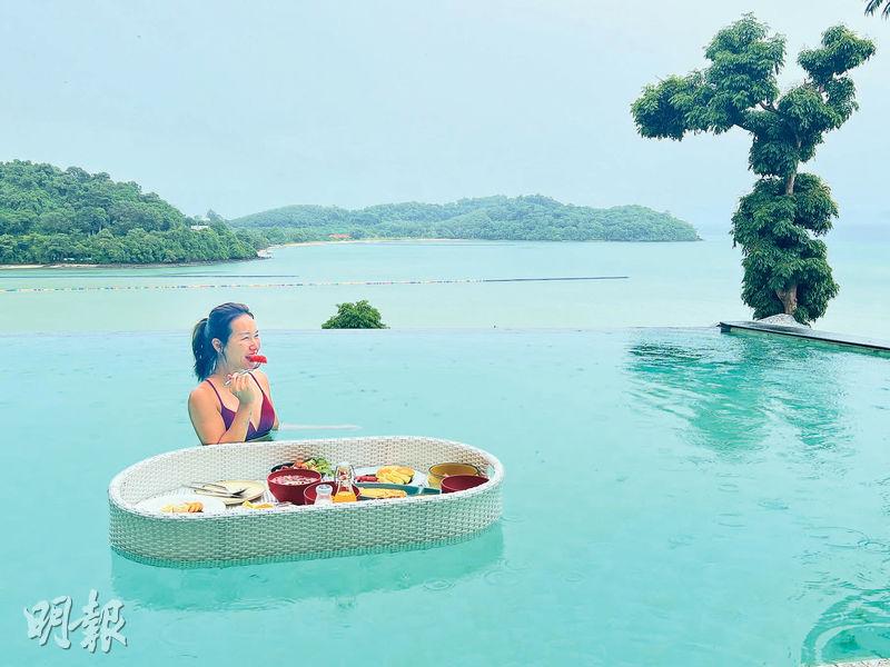 布吉夢幻villa假期 私人無邊際泳池歎漂浮早餐