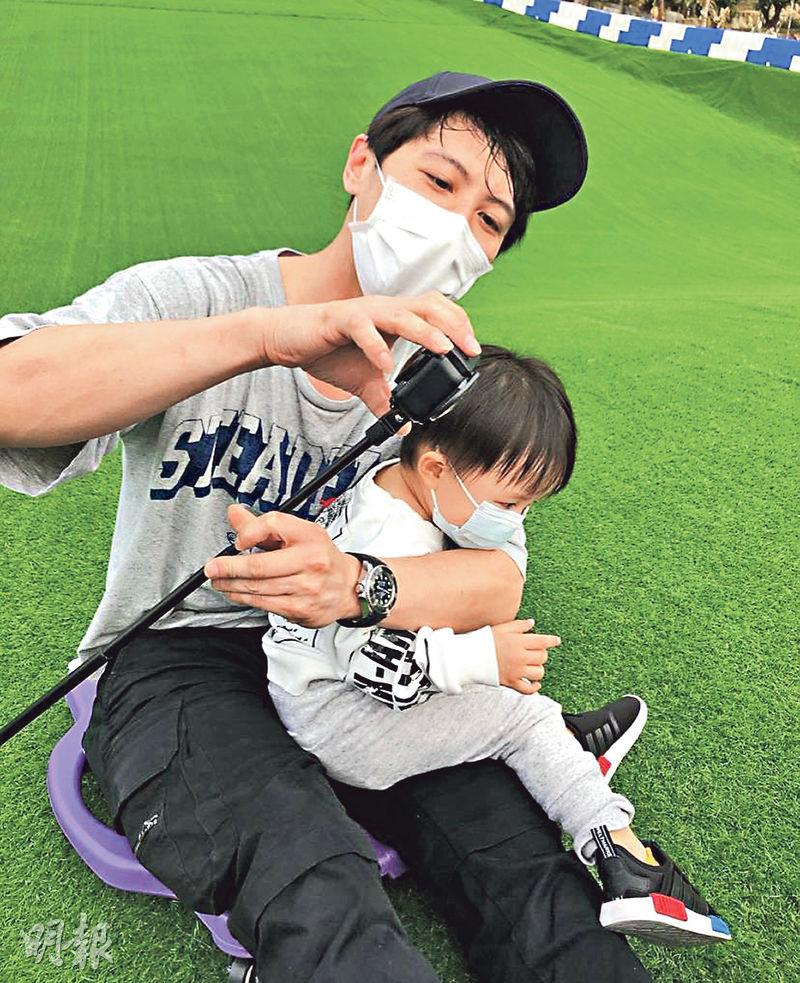 周永恆說稍後安排兒子入讀內地的幼稚園。(網上圖片)