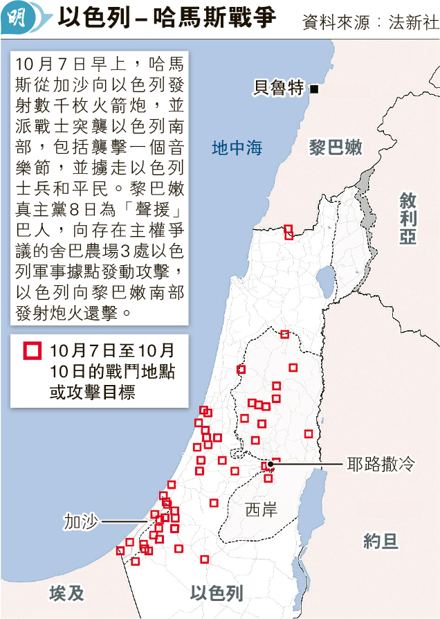 以巴衝突逾世紀 和談數十年無果 20231014 國際 每日明報 明報新聞網