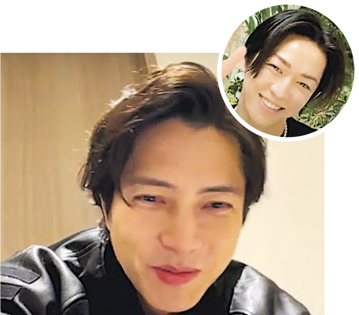 山下智久（圖）與龜梨和也（圓圖）前晚開直播，大談合作計劃，粉絲聞言興奮不已。