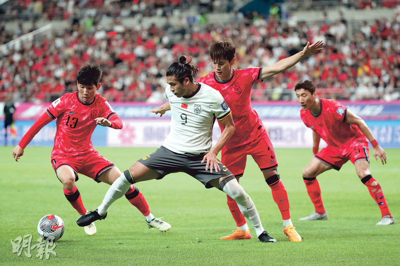 國足敗走韓國 對賽壓泰國驚險出線 闖外圍賽第3圈 延續再戰世盃夢