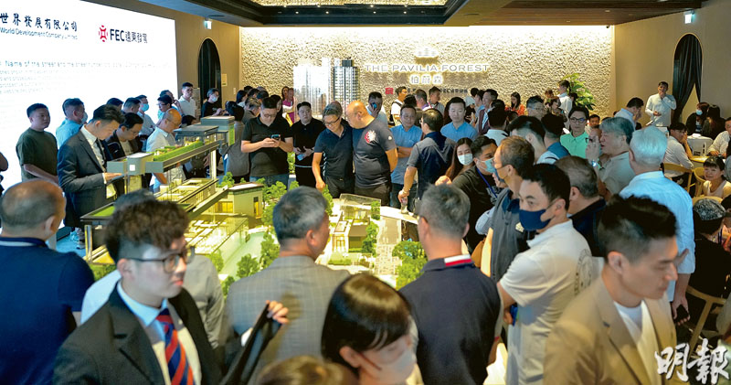 柏蔚森I兩日收2000票 超額13倍  下半年一手市場首周沽逾160伙
