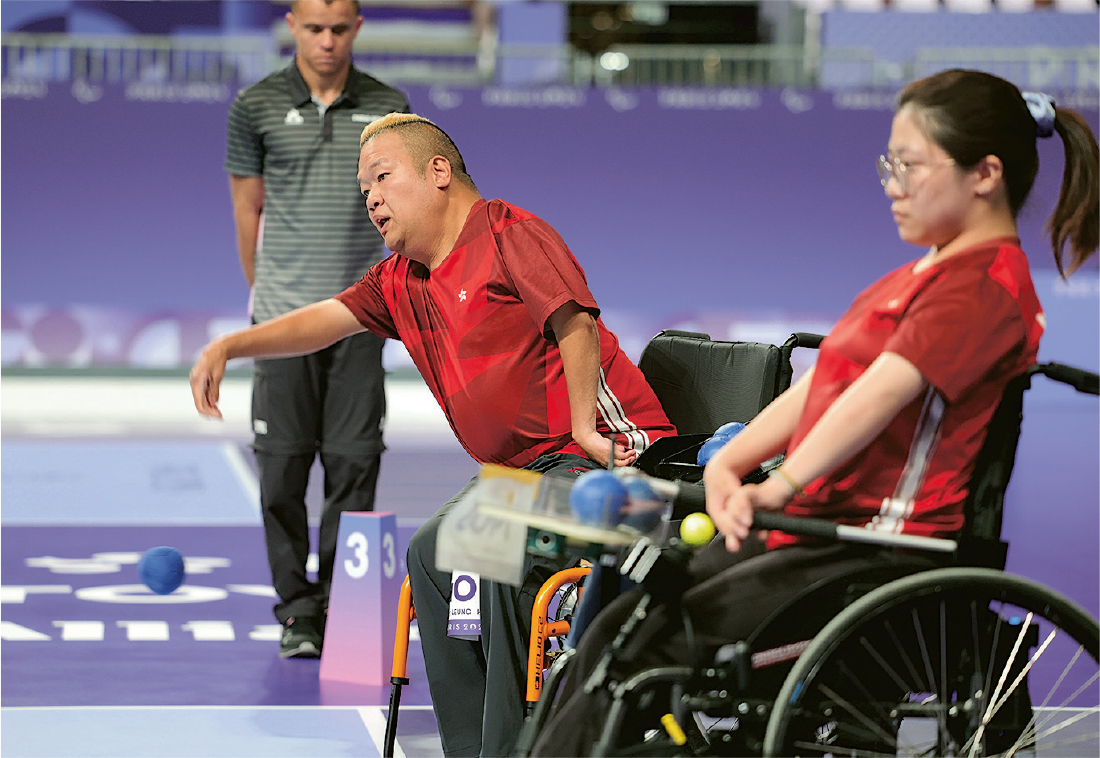 Hong Kong Duo Strikes Silver: Liang Yurong and Zhang Yuan Shine in Boccia Mixed Doubles