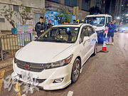 警工廈外截可疑車 檢K仔拘司機